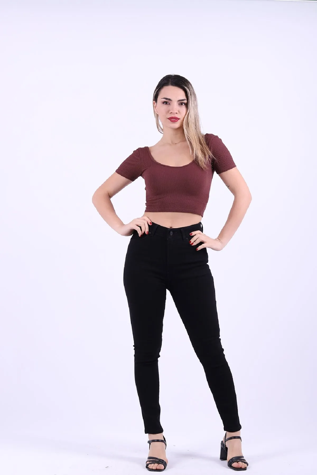 Skinny Kot Pantolon 815 Kot Siyah