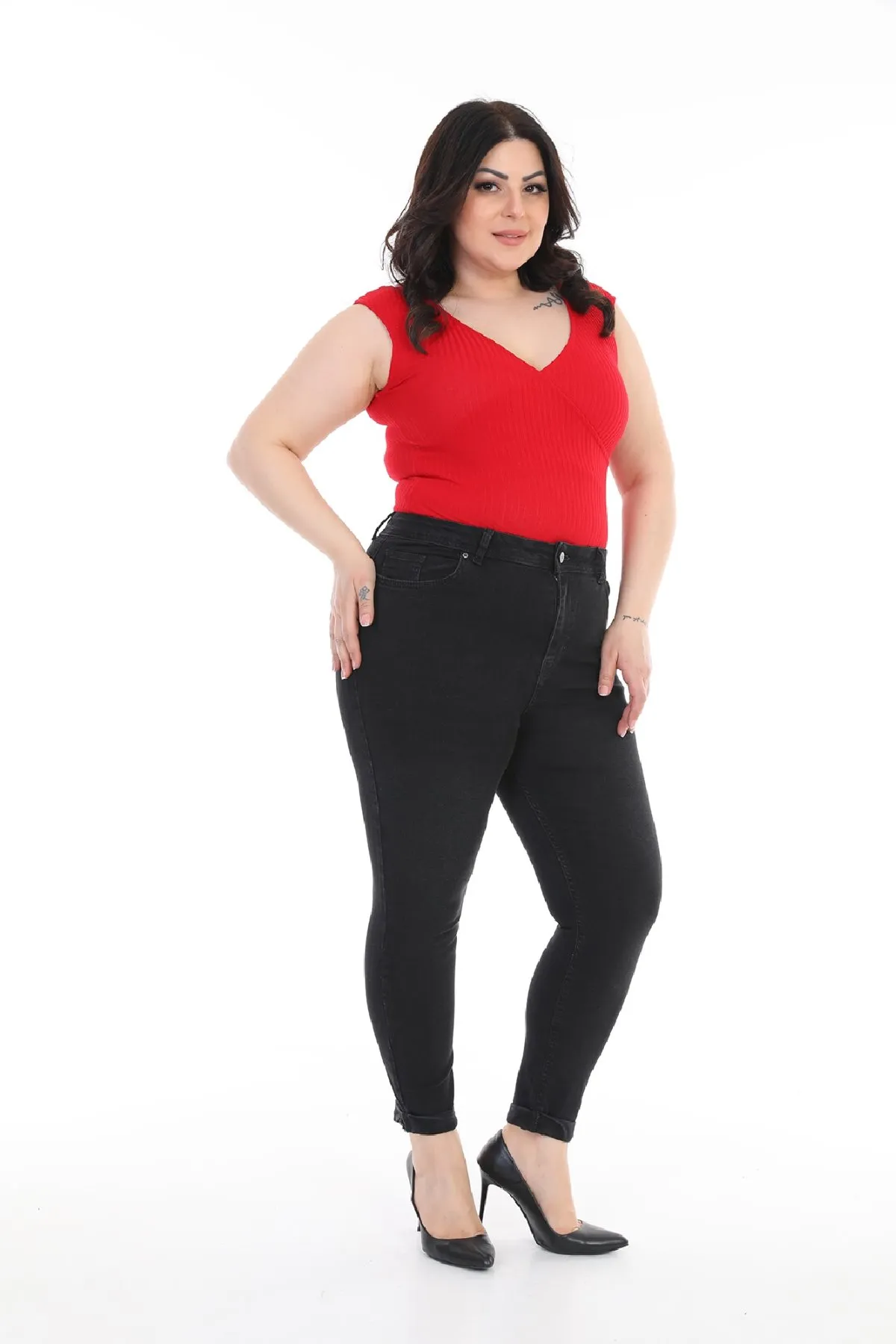 Skinny Kot Pantolon 815 Antrasit Kot