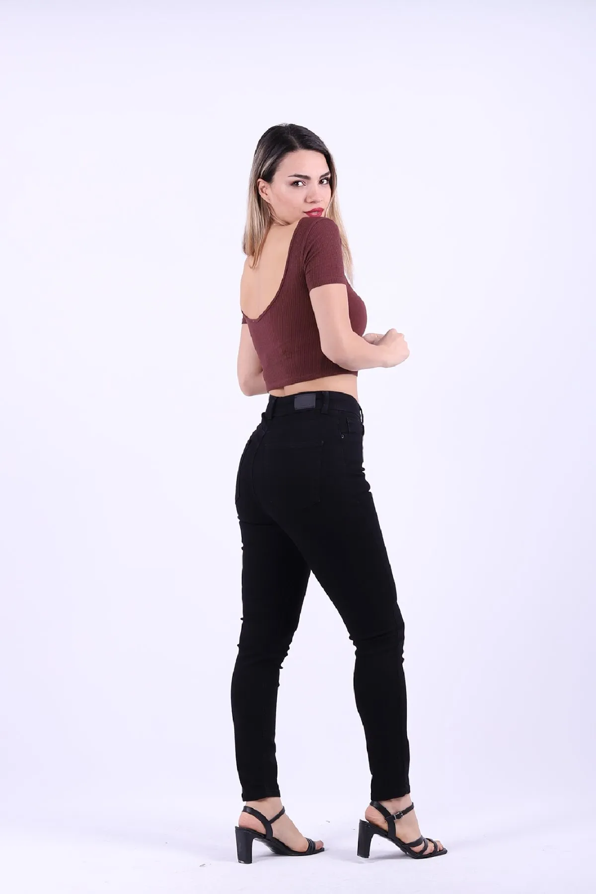 Skinny Kot Pantolon 815 Kot Siyah